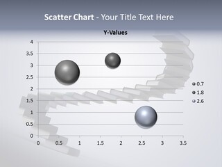 A Spiral Staircase Made Of Books On A Gray Background PowerPoint Template