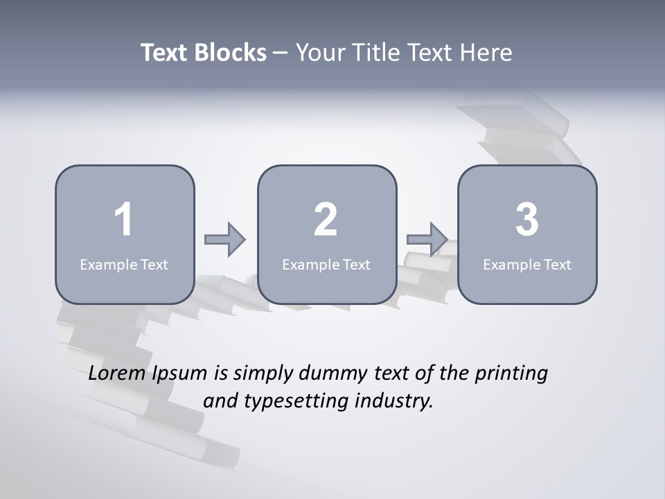 A Spiral Staircase Made Of Books On A Gray Background PowerPoint Template