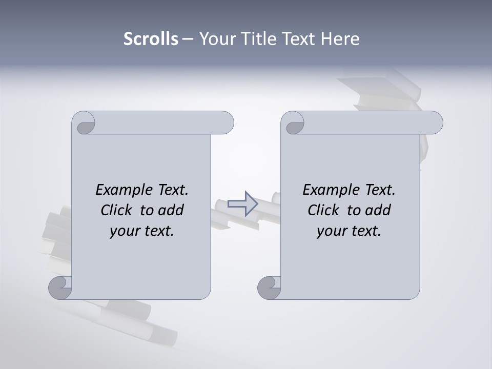 A Spiral Staircase Made Of Books On A Gray Background PowerPoint Template