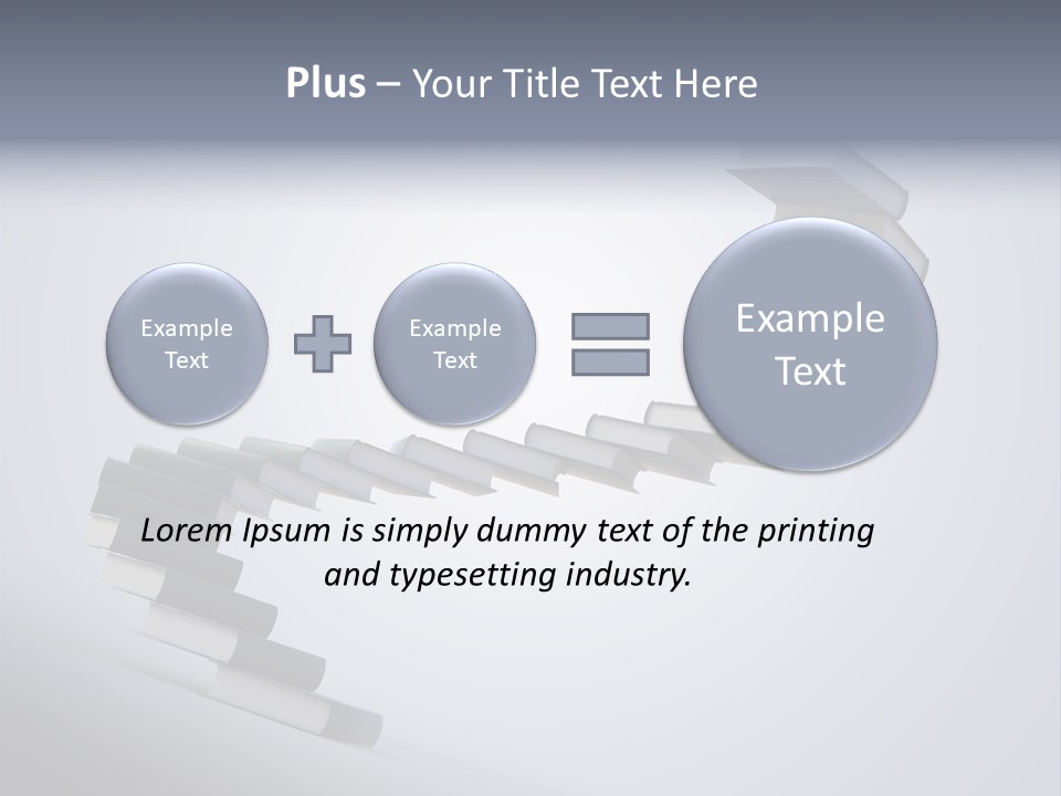 A Spiral Staircase Made Of Books On A Gray Background PowerPoint Template