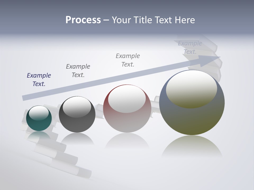 A Spiral Staircase Made Of Books On A Gray Background PowerPoint Template