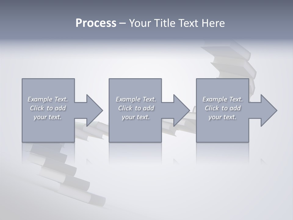 A Spiral Staircase Made Of Books On A Gray Background PowerPoint Template