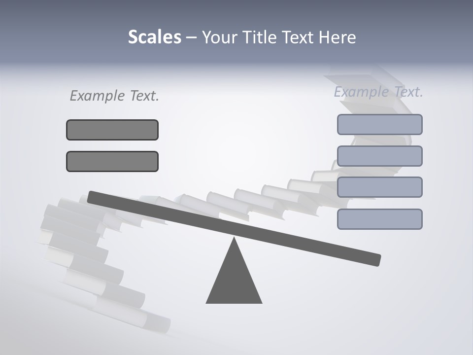 A Spiral Staircase Made Of Books On A Gray Background PowerPoint Template
