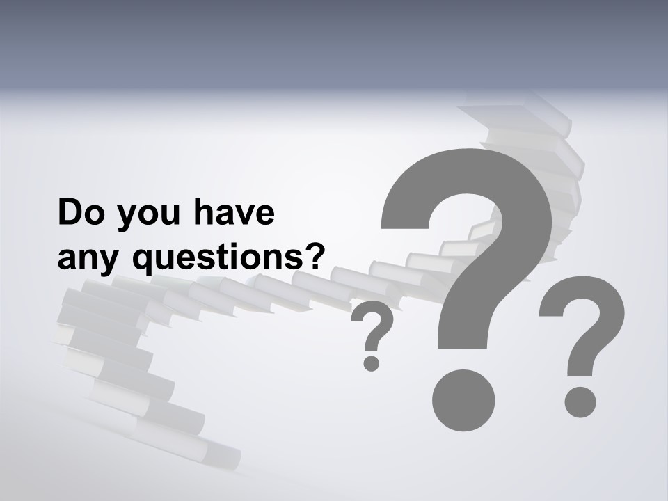 A Spiral Staircase Made Of Books On A Gray Background PowerPoint Template