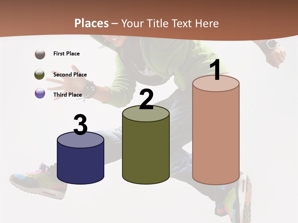 White Leaf Electric PowerPoint Template