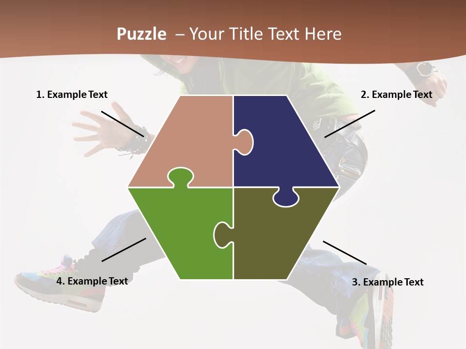 White Leaf Electric PowerPoint Template