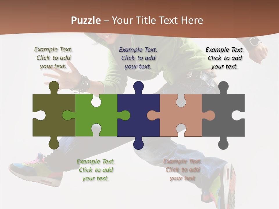 White Leaf Electric PowerPoint Template