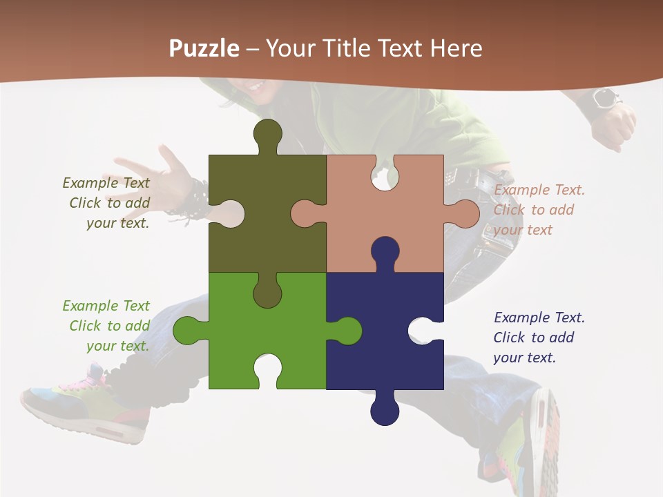 White Leaf Electric PowerPoint Template