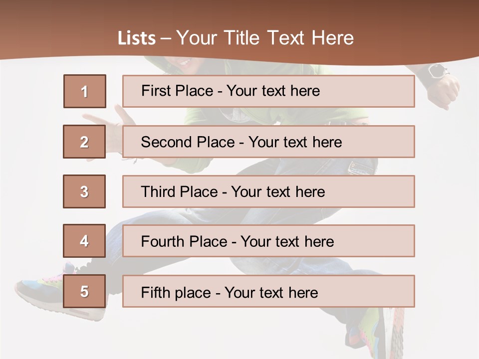 White Leaf Electric PowerPoint Template
