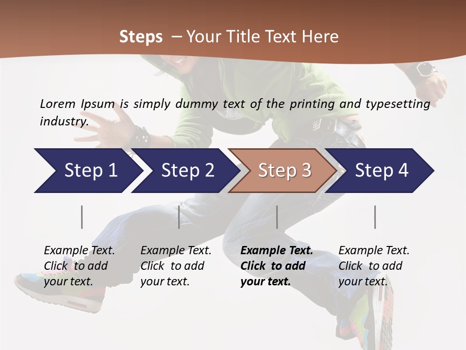 White Leaf Electric PowerPoint Template