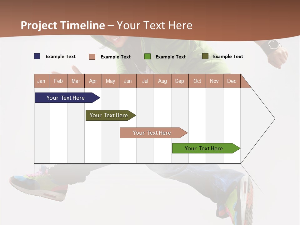 White Leaf Electric PowerPoint Template