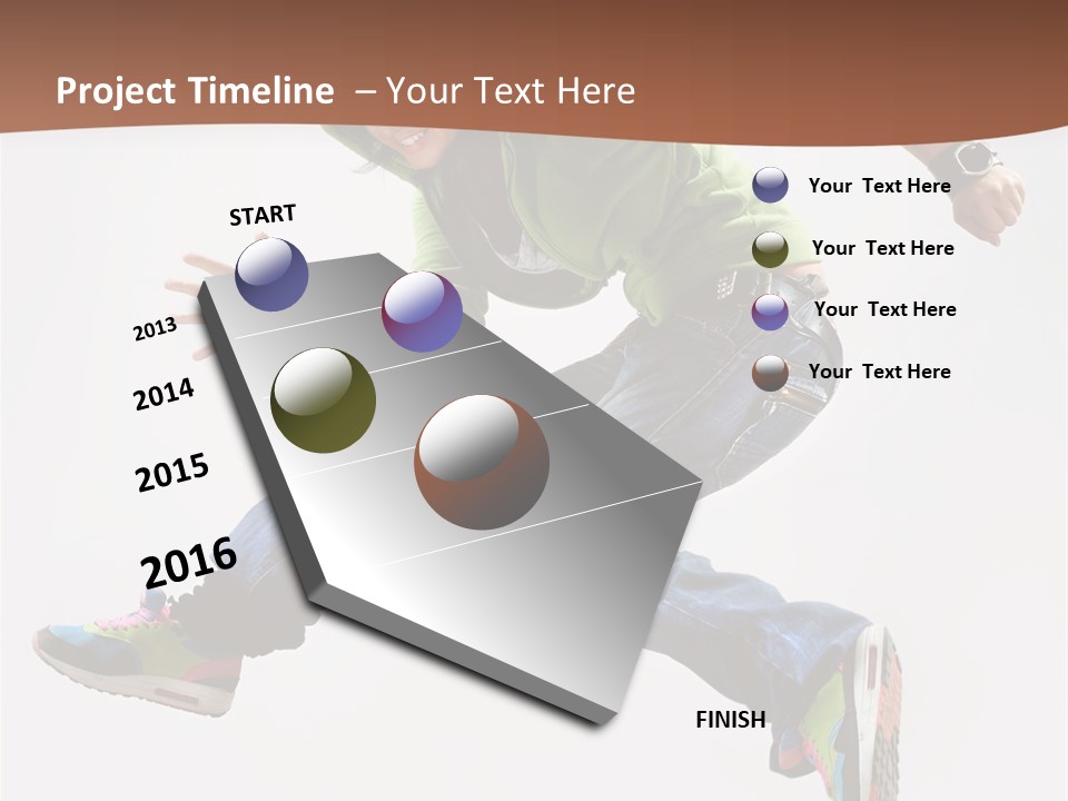 White Leaf Electric PowerPoint Template