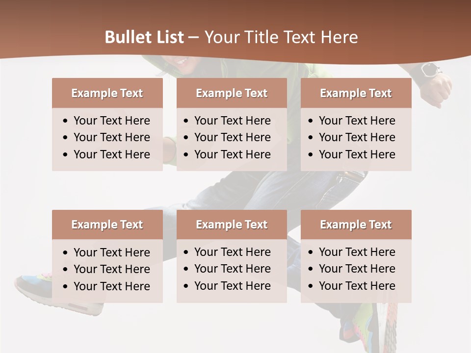 White Leaf Electric PowerPoint Template