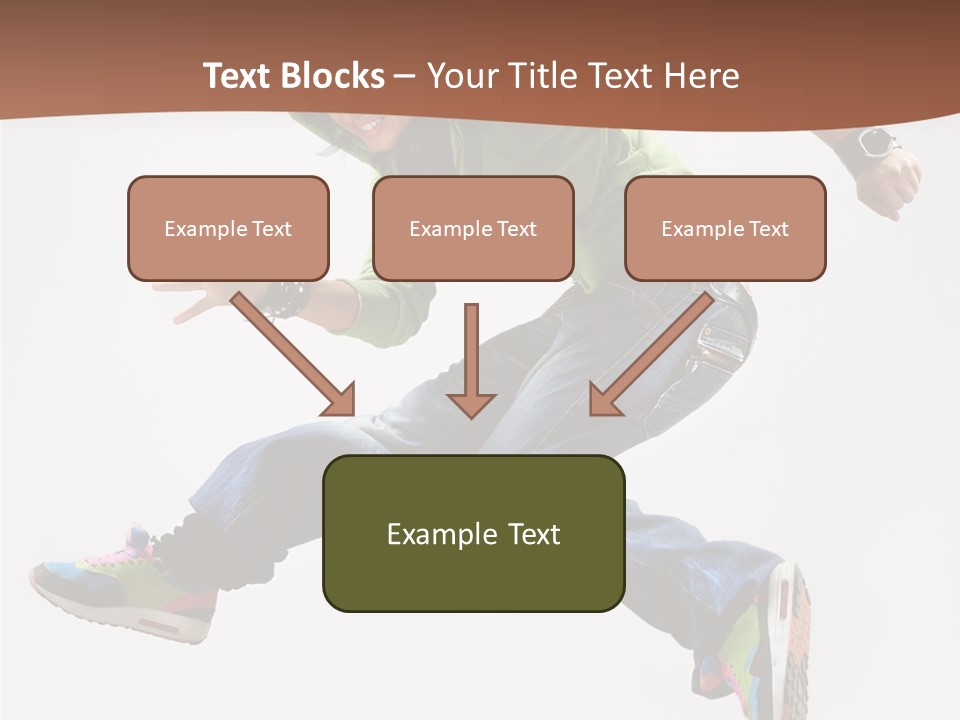 White Leaf Electric PowerPoint Template