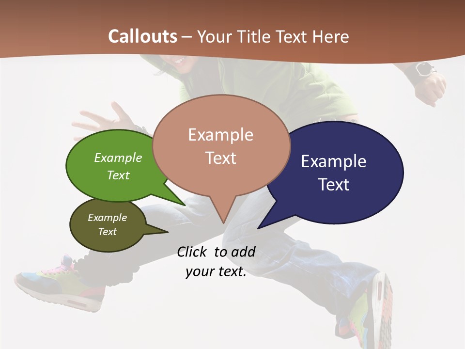 White Leaf Electric PowerPoint Template
