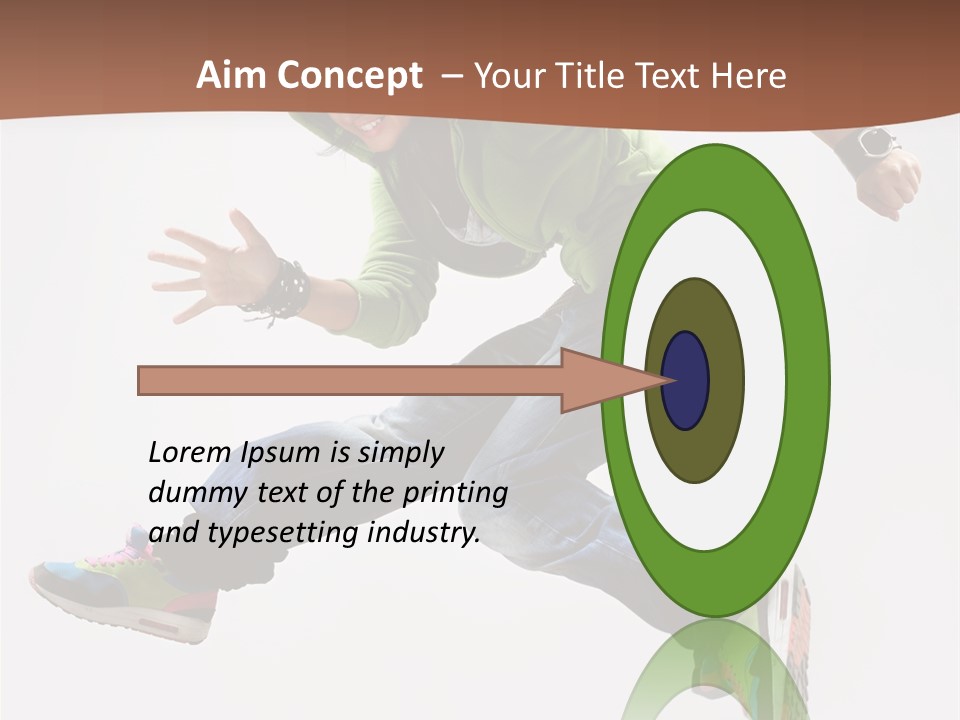 White Leaf Electric PowerPoint Template