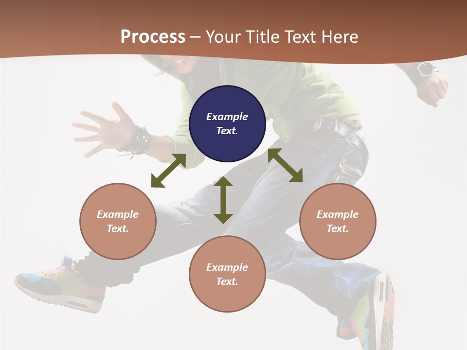 White Leaf Electric PowerPoint Template