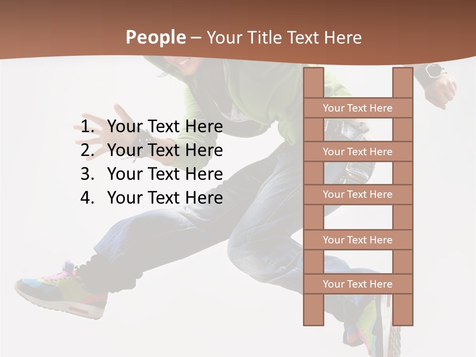 White Leaf Electric PowerPoint Template