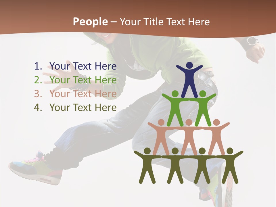 White Leaf Electric PowerPoint Template