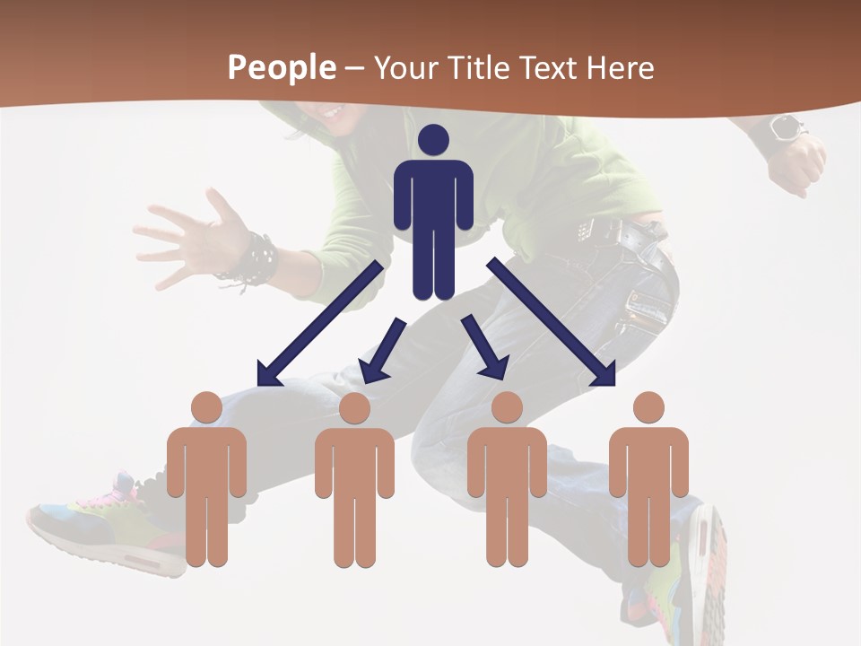 White Leaf Electric PowerPoint Template