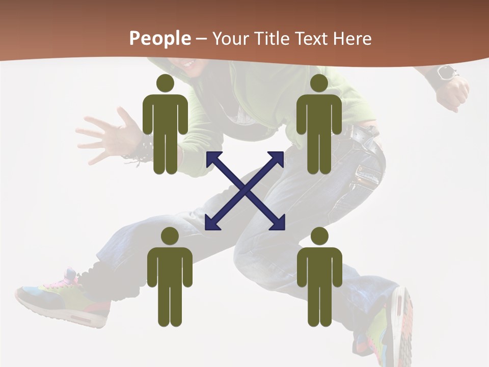 White Leaf Electric PowerPoint Template