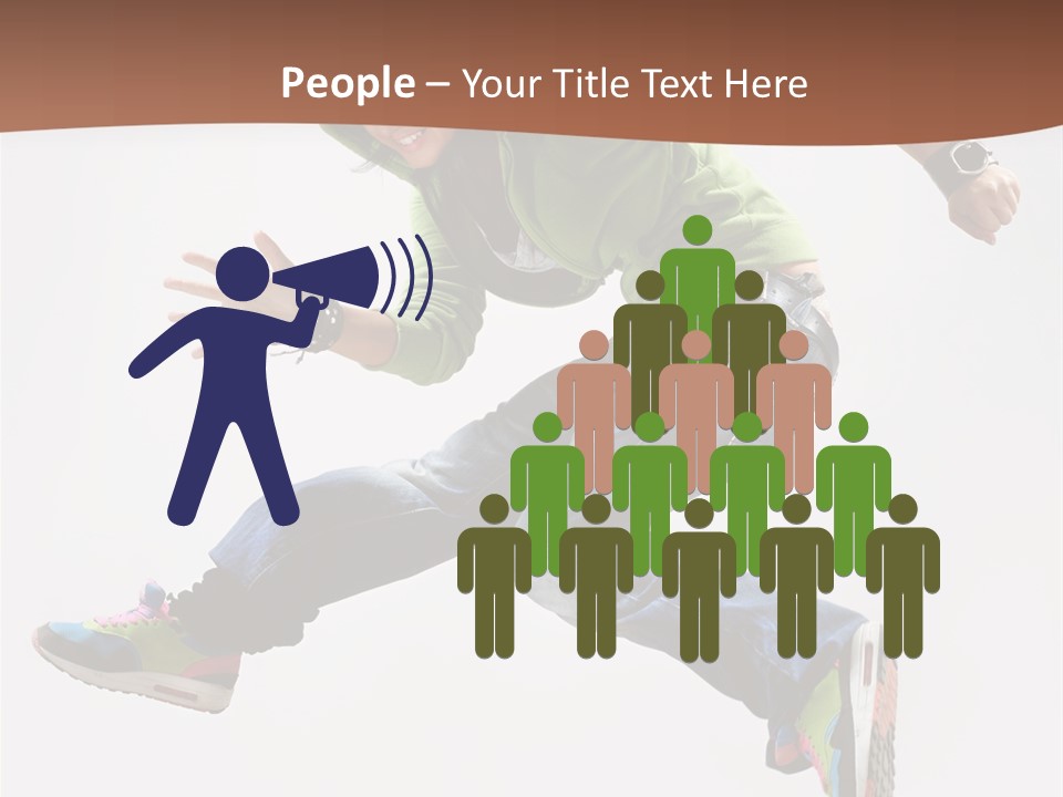 White Leaf Electric PowerPoint Template