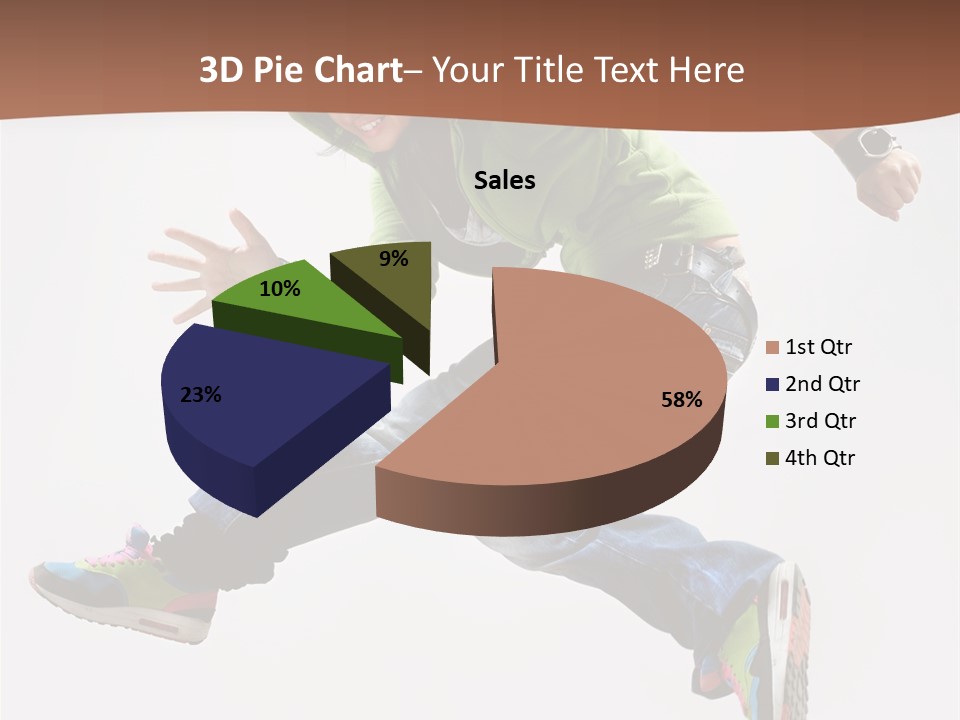 White Leaf Electric PowerPoint Template