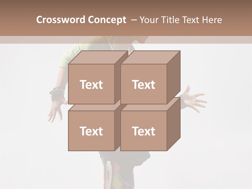 Dance Teenager Acrobat PowerPoint Template