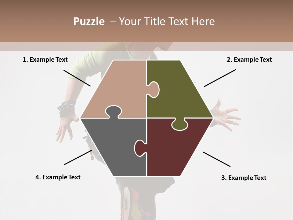 Dance Teenager Acrobat PowerPoint Template