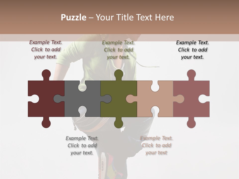 Dance Teenager Acrobat PowerPoint Template