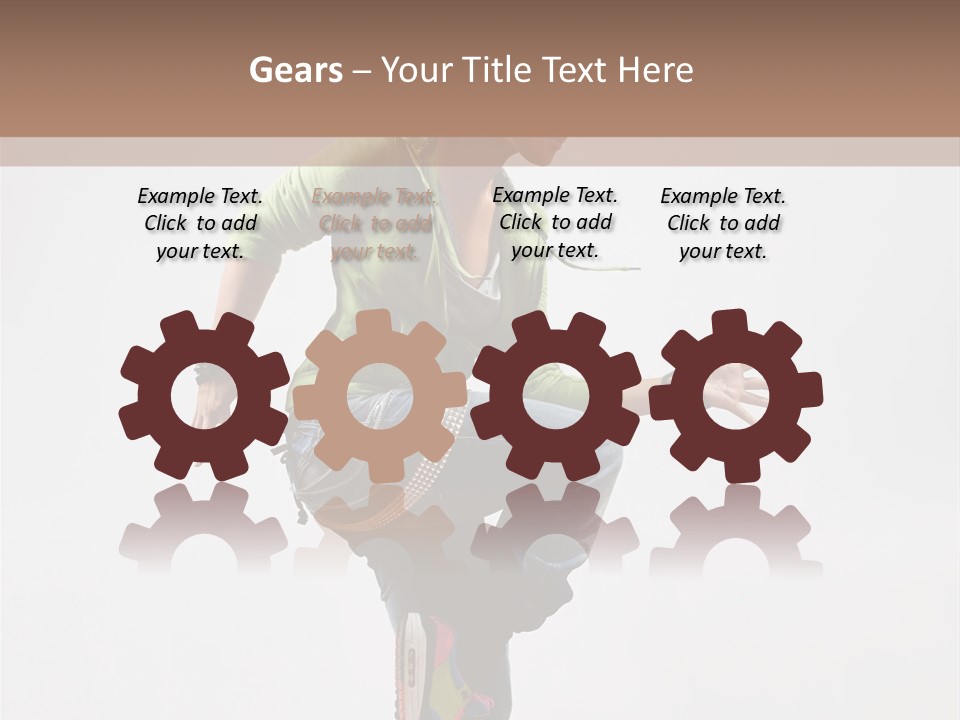 Dance Teenager Acrobat PowerPoint Template