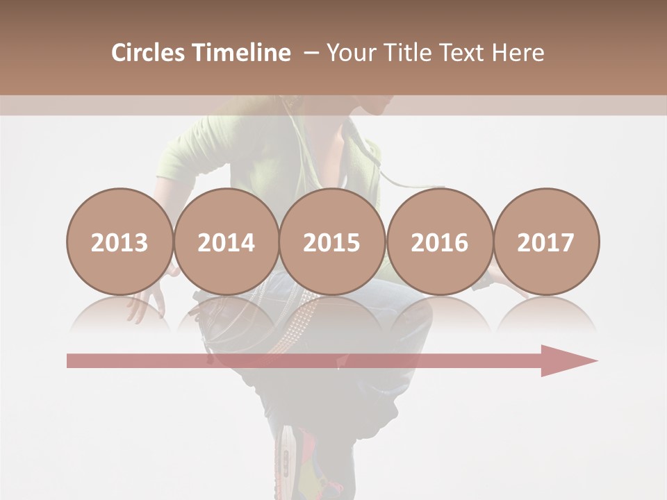 Dance Teenager Acrobat PowerPoint Template