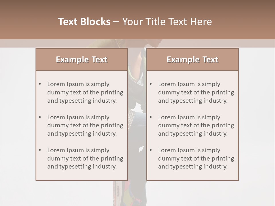 Dance Teenager Acrobat PowerPoint Template