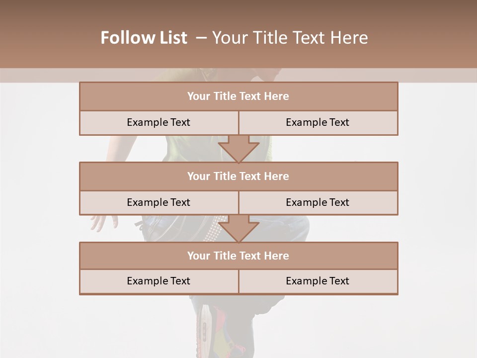 Dance Teenager Acrobat PowerPoint Template