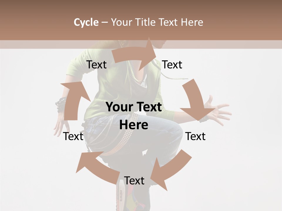 Dance Teenager Acrobat PowerPoint Template