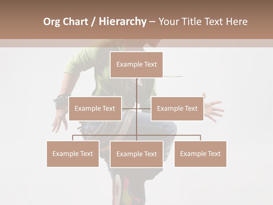 Dance Teenager Acrobat PowerPoint Template