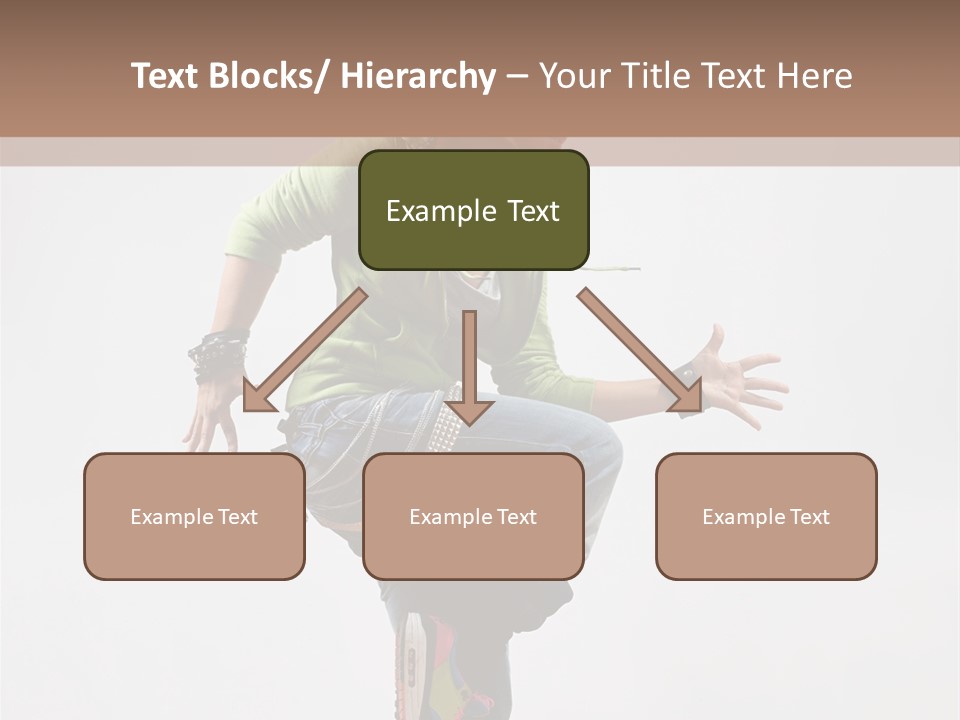 Dance Teenager Acrobat PowerPoint Template