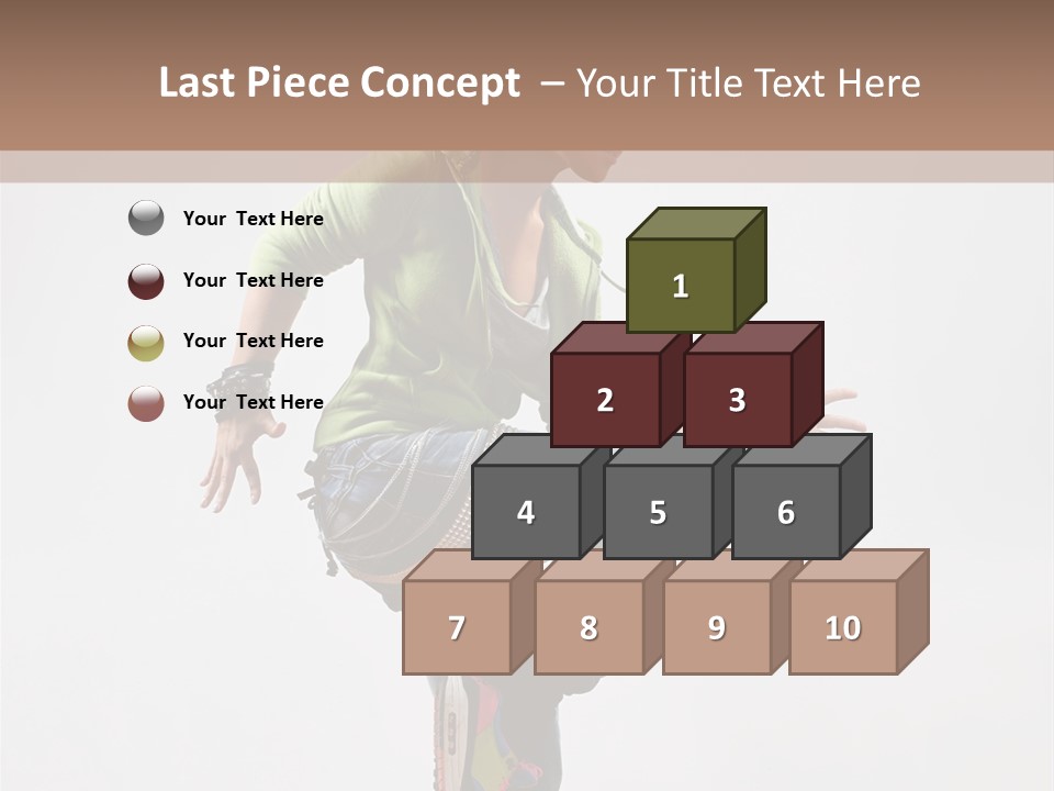 Dance Teenager Acrobat PowerPoint Template