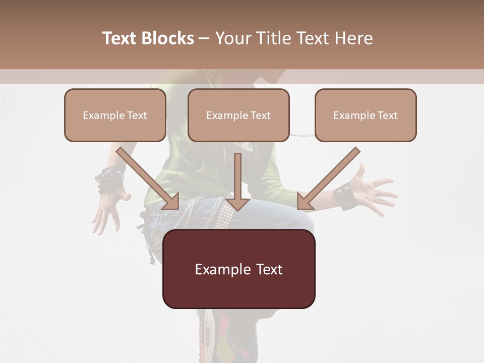 Dance Teenager Acrobat PowerPoint Template