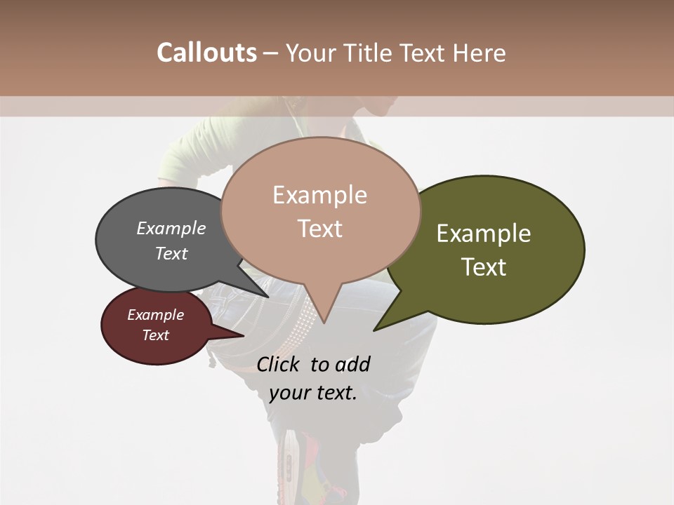 Dance Teenager Acrobat PowerPoint Template