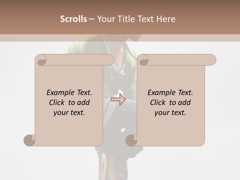 Dance Teenager Acrobat PowerPoint Template