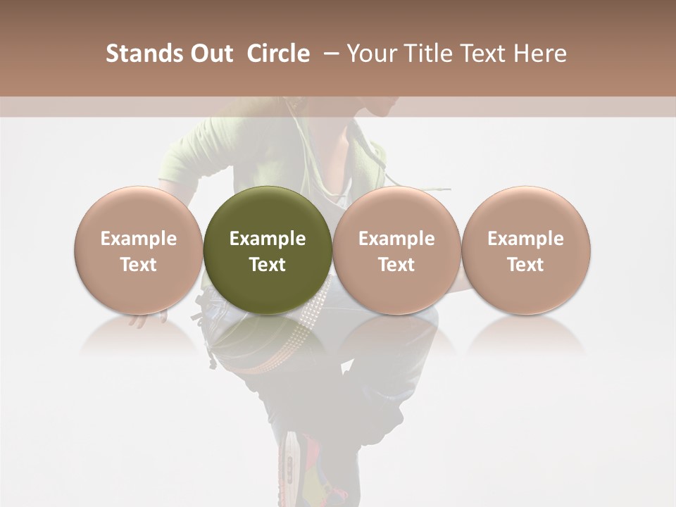 Dance Teenager Acrobat PowerPoint Template