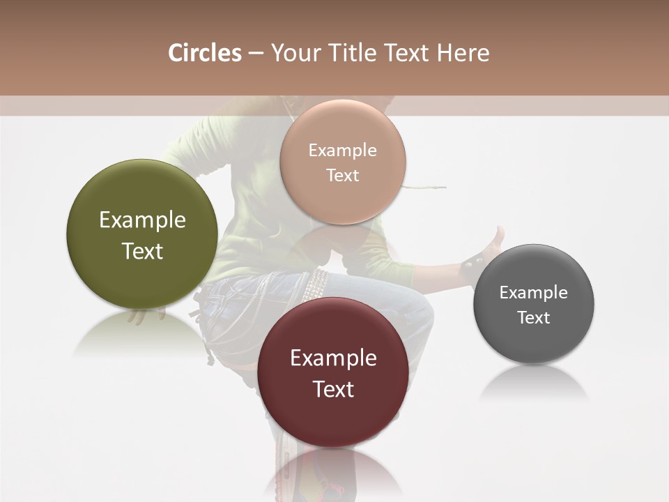 Dance Teenager Acrobat PowerPoint Template