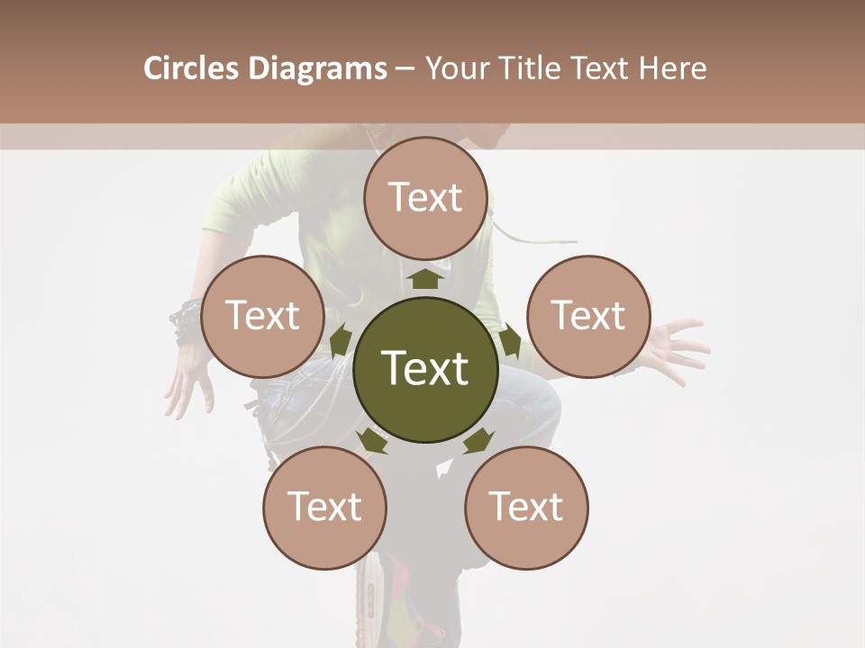 Dance Teenager Acrobat PowerPoint Template