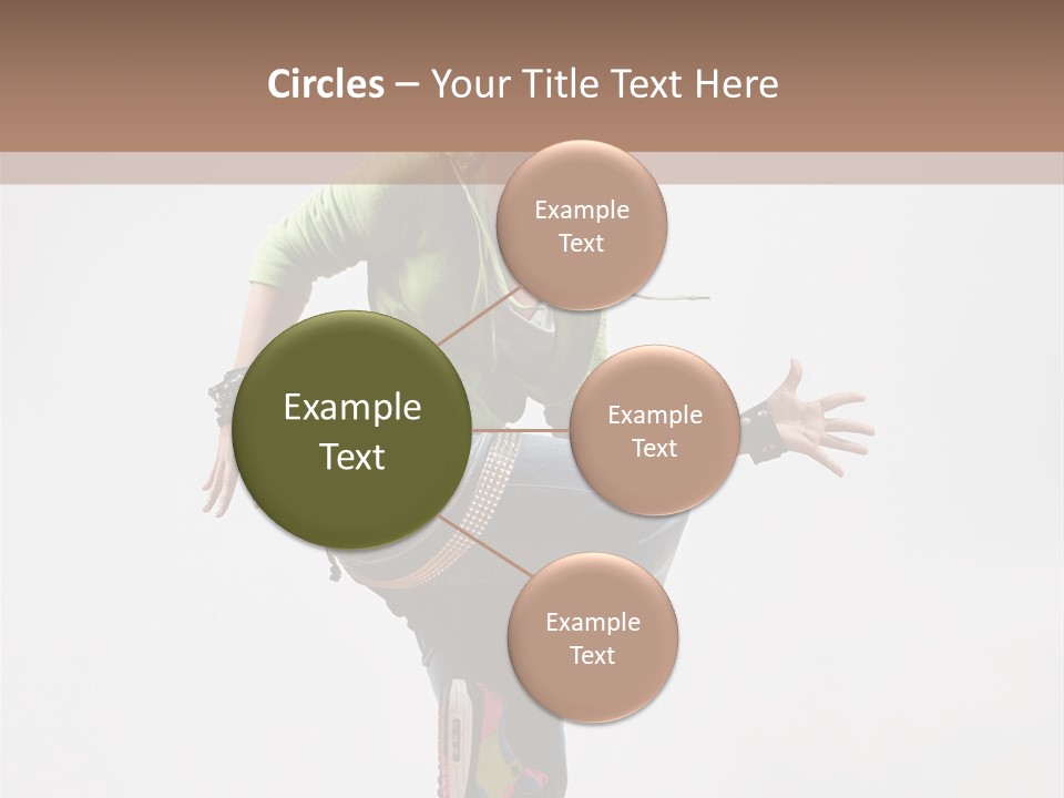 Dance Teenager Acrobat PowerPoint Template