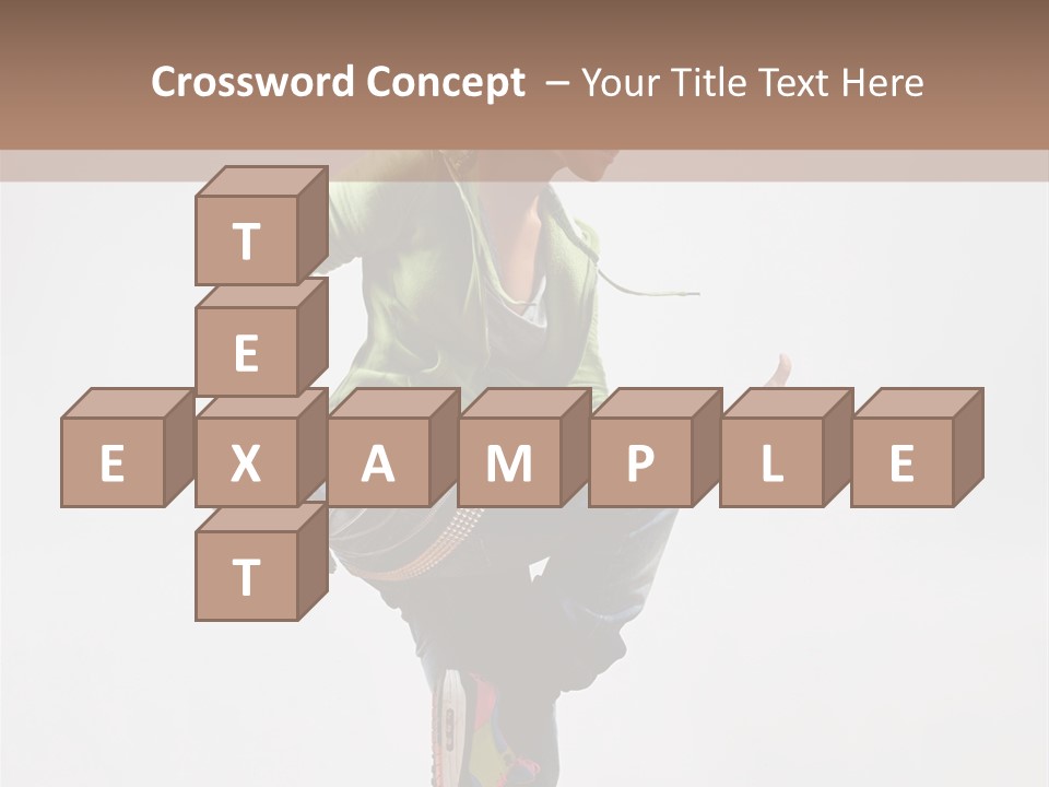 Dance Teenager Acrobat PowerPoint Template