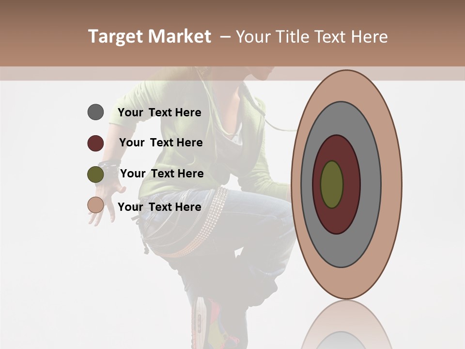 Dance Teenager Acrobat PowerPoint Template