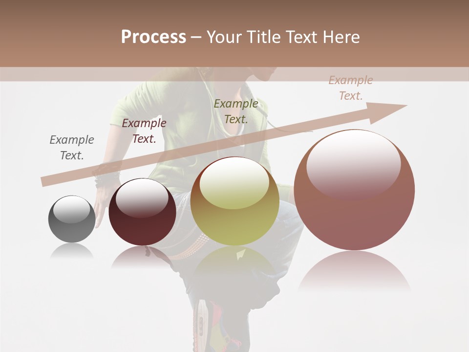 Dance Teenager Acrobat PowerPoint Template