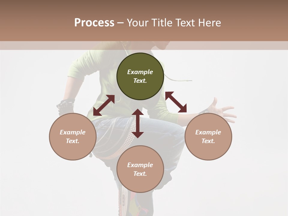 Dance Teenager Acrobat PowerPoint Template