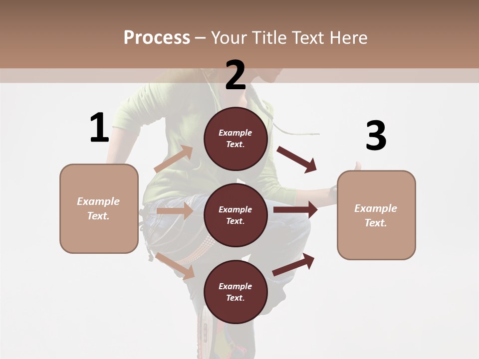 Dance Teenager Acrobat PowerPoint Template